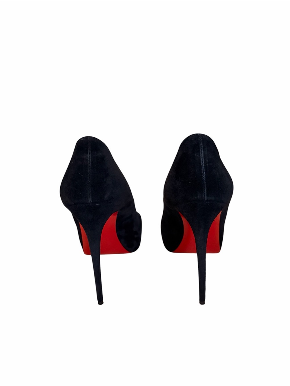 Christian Louboutin New Very Prive 120mm Veau Velours Suede heels RETAIL 895 - Picture 6 of 8